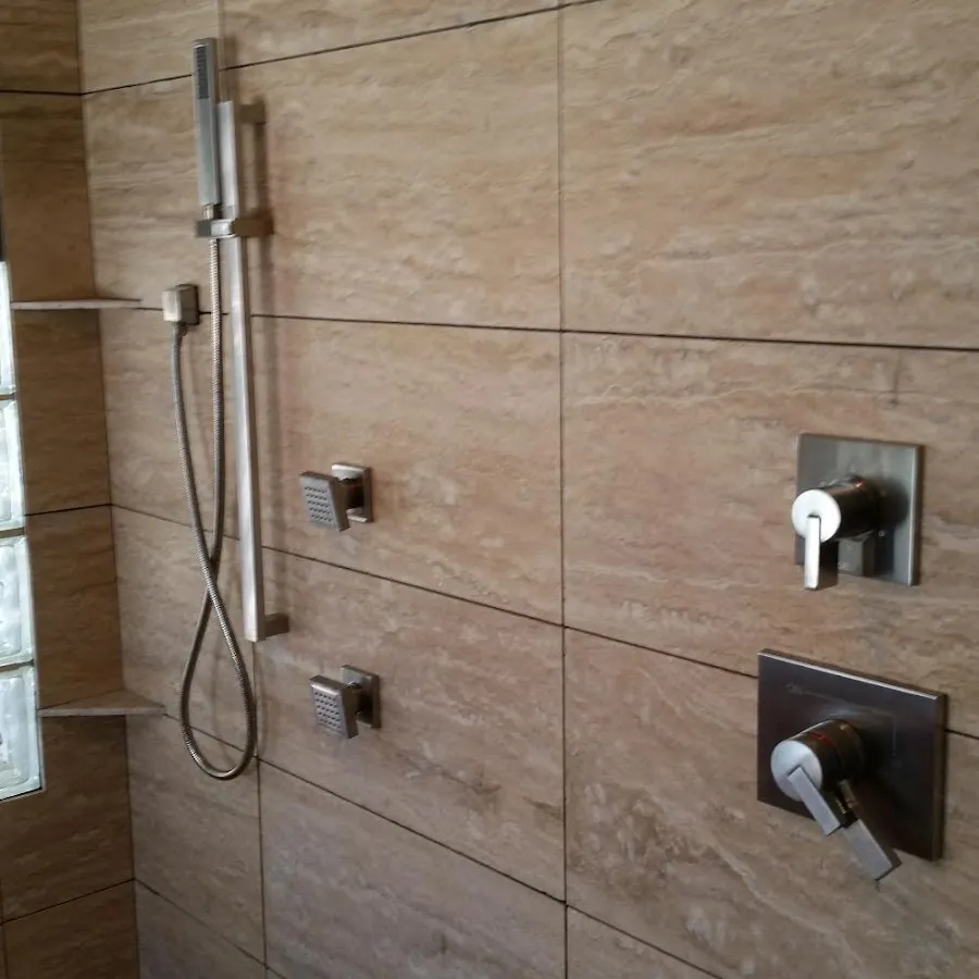Shower fixture installation for Frozen Pipe Repair in Danville